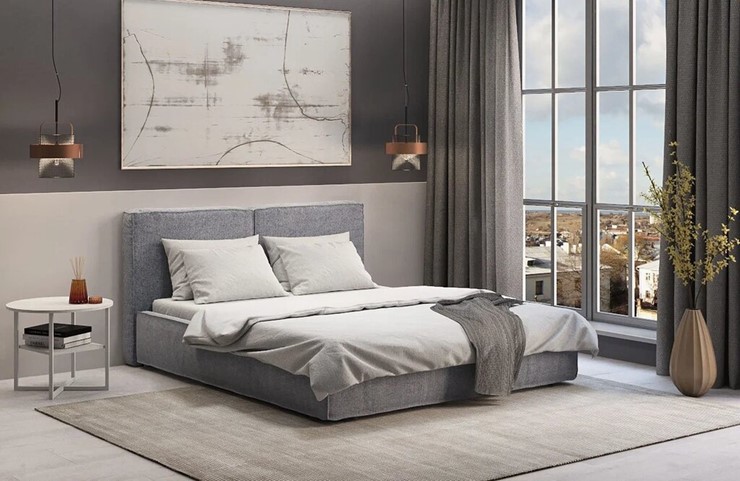 Кровать полутороспальная с подъемным механизмом Наоми 1400 в Абакане - изображение 6