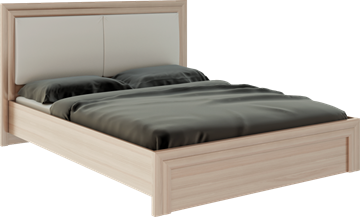 Кровать Глэдис М31 (Шимо светлый/Белый текстурный) в Абакане