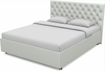 Кровать спальная Флоренция-А 1600 с основанием (Nitro White) в Абакане