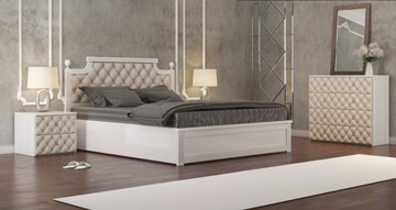 Спальная кровать Сфера 160*190 с основанием в Абакане