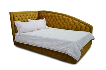 Угловая кровать с низкими ножками Грета 94х215 см в Абакане