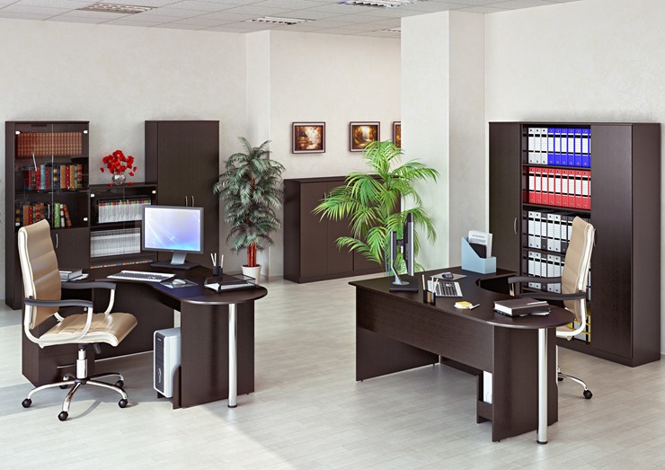 Офисный комплект мебели Nova S, Венге Цаво в Абакане - изображение