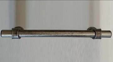 Ручка-скоба (128 мм), античное серебро Прованс в Абакане