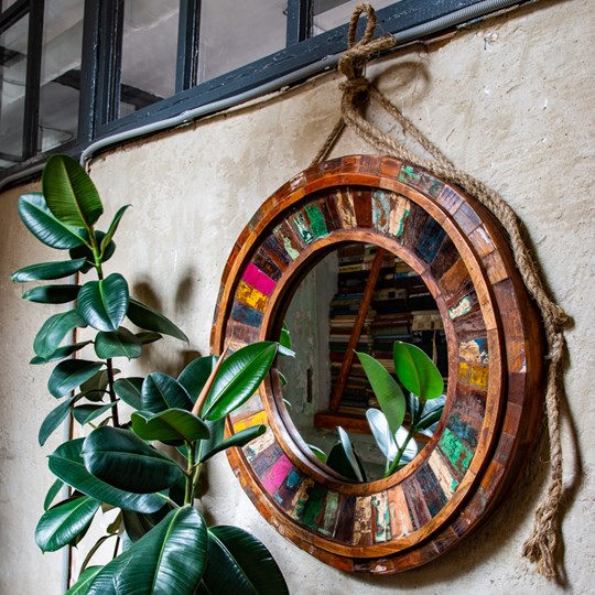 Зеркало настенное Маниша круглое в Абакане - изображение 4