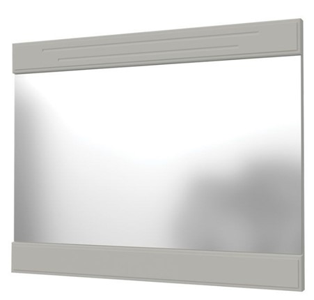 Зеркало навесное Олимп с декоративными планками (фисташковый) в Абакане - изображение
