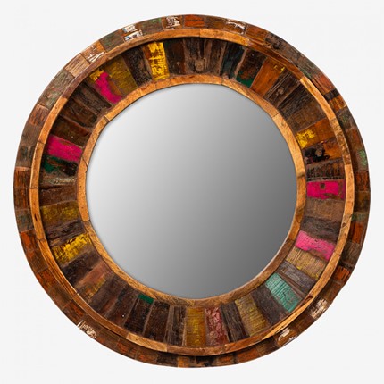 Зеркало настенное Маниша круглое в Абакане - изображение