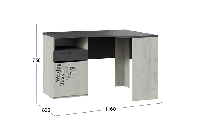 Детский угловой стол Оксфорд-2 ТД-399.15.03 в Абакане - изображение 5