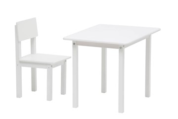 Детский стол и стул POLINI Kids Simple 105 S Белый в Абакане - предосмотр