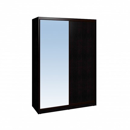 Шкаф 1600 Домашний Зеркало/ЛДСП, Венге в Абакане - изображение