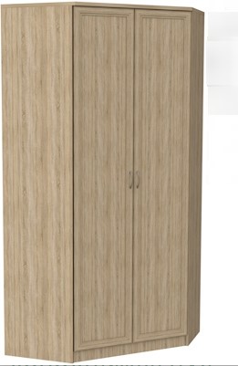 Шкаф 403 несимметричный, цвет Дуб Сонома в Абакане - изображение