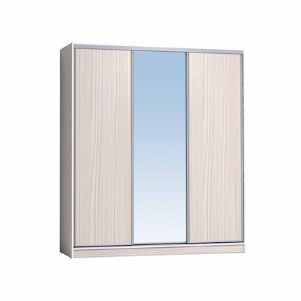 Шкаф 2000 Домашний Зеркало/ЛДСП, Бодега Светлый в Абакане - изображение