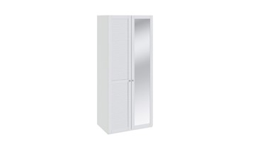 Распашной шкаф Ривьера для одежды с зеркальной дверью левый СМ 241.07.002 L в Абакане