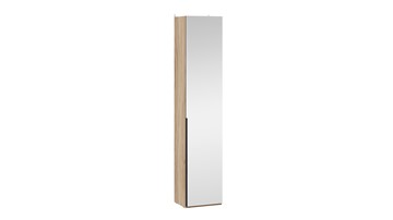 Шкаф для белья с 1 зеркальной дверью Порто (366) СМ-393.07.212 (Яблоня Беллуно/Графит) в Абакане