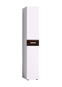 Шкаф для одежды Норвуд 55, Белый-Орех шоколадный в Абакане - предосмотр