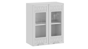 Навесной кухонный шкаф Долорес 1В6С (Белый/Сноу) в Абакане