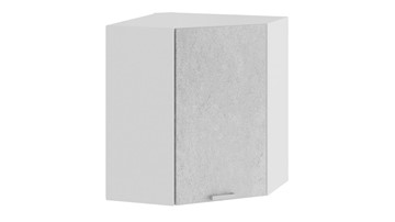 Угловой кухонный шкаф Гранита 1В6У (Белый/Бетон снежный) в Абакане - предосмотр