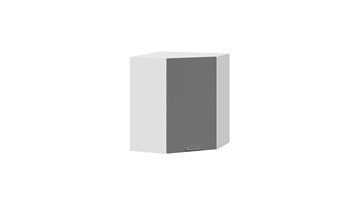 Шкаф кухонный угловой Габриэлла 1В6У (Белый/Титан) в Абакане