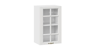 Кухонный навесной шкаф Лина 1В45С (Белый/Белый) в Абакане