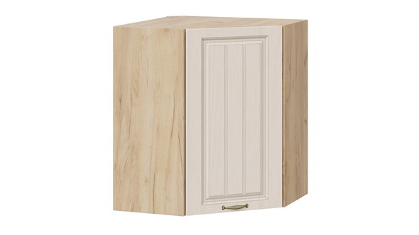Угловой кухонный шкаф Лина 1В6У (Дуб Крафт Золотой/Крем) в Абакане - изображение