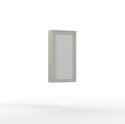 Шкаф навесной фасад зеркало, Bella (Б-ШН зр) в Абакане - изображение