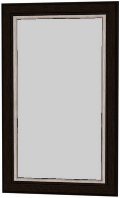 Настенное зеркало ЗП1, цвет Венге в Абакане - изображение