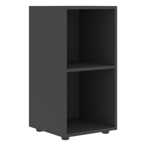 Низкий шкаф колонна FORTA Черный Графит FLC 40 (399х404х801) в Абакане