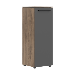 Средний шкаф колонна с глухой дверью MORRIS TREND Антрацит/Кария Пальмира MMC 42.1 (429х423х821) в Абакане