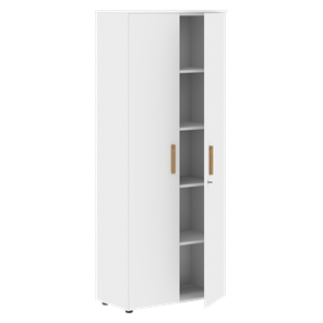 Широкий шкаф высокий FORTA Белый FHC 80.1(Z) (798х404х1965) в Абакане