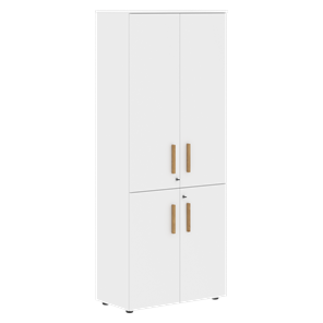 Шкаф широкий высокий FORTA Белый FHC 80.3(Z) (798х404х1965) в Абакане