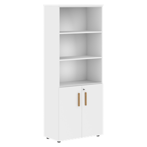 Широкий шкаф высокий FORTA Белый FHC 80.5(Z)  (798х404х1965) в Абакане