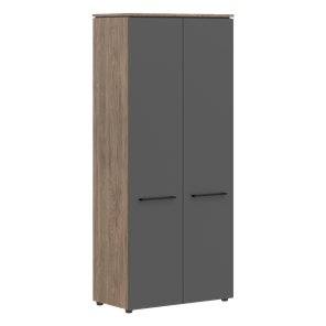Высокий шкаф гардероб MORRIS TREND Антрацит/Кария Пальмира MCW 85 (854х423х1956) в Абакане