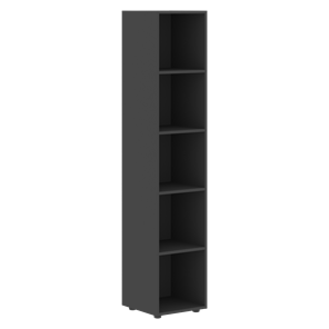 Шкаф колонна высокий FORTA Черный Графит FHC 40 (399х404х1965) в Абакане