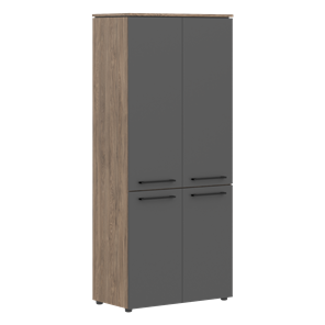 Высокий шкаф MORRIS TREND Антрацит/Кария Пальмира MHC 85.3 (854х423х1956) в Абакане