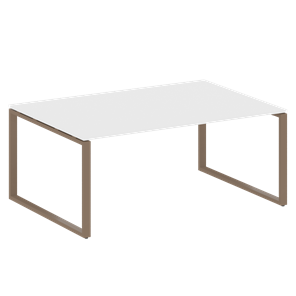 Конференц-стол переговорный БО.ПРГ-1.5 (Мокко/Белый) в Абакане