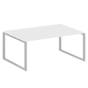 Конференц-стол переговорный БО.ПРГ-1.5 (Серый/Белый) в Абакане