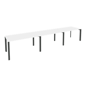 Письменный стол O.MP-RS-3.3.8 (Антрацит/Белый бриллиант) в Абакане
