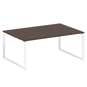 Стол для совещаний БО.ПРГ-1.5 (Белый/Венге Цаво) в Абакане