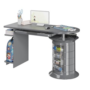 Компьютерный стол Flavio Plus (серый) в Абакане