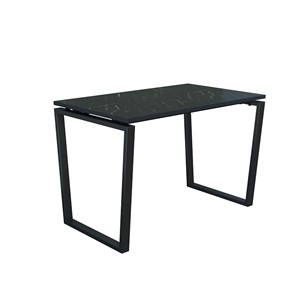 Стол для компьютера Юта 55.09, мрамор черный/металл черный в Абакане