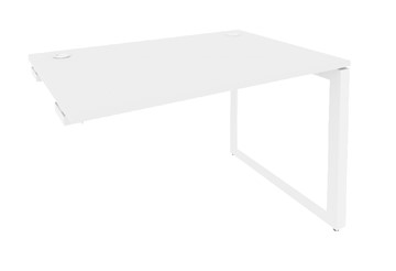 Стол приставка O.MO-SPR-3.8 Белый/Белый бриллиант в Абакане