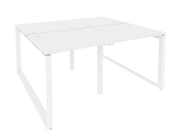 Стол письменный O.MO-D.RS-4.0.8, Белый/Белый бриллиант в Абакане