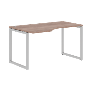 Письменный стол с боковым левым выступом XTEN-Q Дуб-сонома-серебро XQCET 149 (L) (1400х900х750) в Абакане