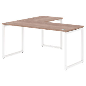 Письменный стол угловой правый XTEN-Q Дуб-сонома-белый XQCT 1615 (R) (1600х1500х750) в Абакане