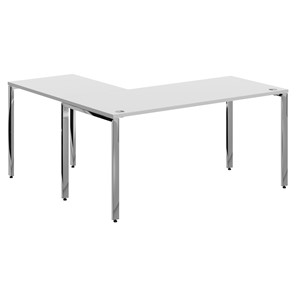 Письменный угловой  стол для персонала правый XTEN GLOSS  Белый XGCT 1615.1 (R) (1600х1500х750) в Абакане