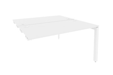 Стол приставной к тумбе O.MP-D.SPR-3.7 Белый/Белый бриллиант в Абакане