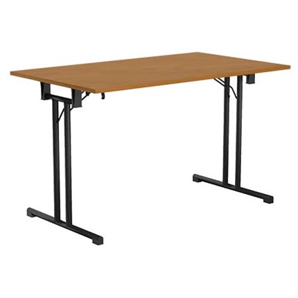 Складной стол на металлокаркасе FT140 black 1380x680x760 в Абакане - изображение