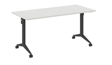Складной мобильный стол X.M-5.7, Металл антрацит/Белый бриллиант в Абакане