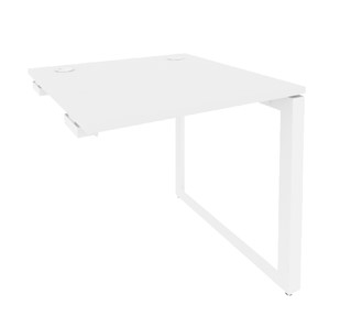 Приставной стол к тумбе O.MO-SPR-0.7 Белый/Белый бриллиант в Абакане