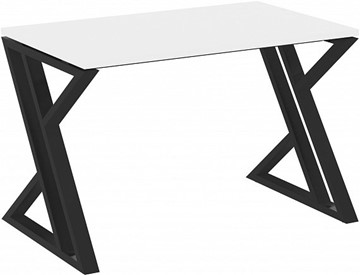 Письменный стол Loft VR.L-SRZ-1.7, Белый Бриллиант/Черный металл в Абакане