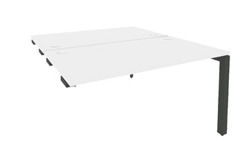Приставной стол к тумбе O.MP-D.SPR-3.8 Антрацит/Белый бриллиант в Абакане